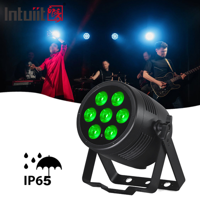 7*20W 6in1 LED エクステリア 屋外 IP65 防水 RGBWA-UV DMX 512 コントロール パール ライト