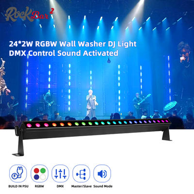 24*2W RGBW 4in1 LED壁洗剤バー