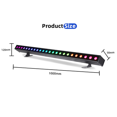 屋外ビル LED ウォール 洗濯機 ライト IP65 24*2w 防水 RGBW ウォール 洗濯機 バー DJ LED ピクセル バー ステージ ライト パーティー