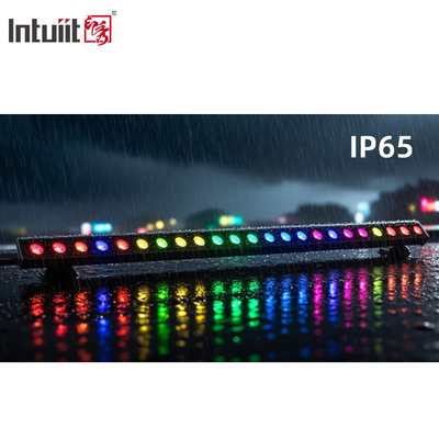 IP65 防水 LED RGBW ウォールウォッシャーライト 24*2W 屋外アルミニウムランプボディ ガーデン & 高層ビル景観用