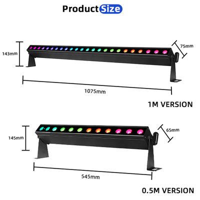 高品質 24X2W バッテリー駆動 Rgbw 4In1 Dmx512 ステージライト LED ウォール 洗濯機