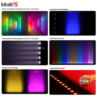 高品質 24X2W バッテリー駆動 Rgbw 4In1 Dmx512 ステージライト LED ウォール 洗濯機