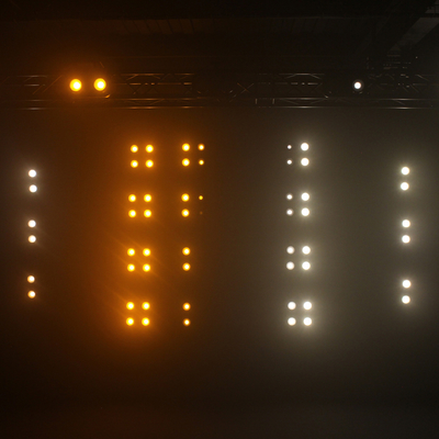 4X90W 4 アイ・LED コブ・ブラインドライト アンバー ホットホワイト 2In1 Ip65 防水 LEDステージライト