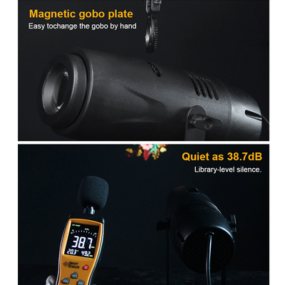 40W カスタムLEDゴボプロジェクター 広告用静的または動的画像