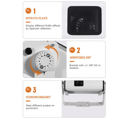 屋外防水 IP65 13W RGBW レーザー スカイ ライフルフライ効果 景観プロジェクター