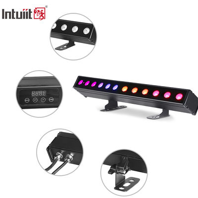 12*2W 4-in-1 IP65 LED ウォッシュバー バッテリー駆動 RGBW プロジェクションライト ビームエフェクト