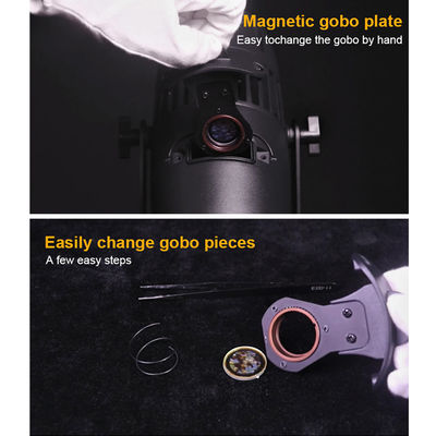 LED 60W 屋外防水 Ip65 ハロウィーン クリスマス LED 結婚式 ローティング ゴボ プロジェクター オーダーメイド ロゴ 標識 広告ライト