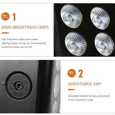 DMX512 RGBW カラフルなファサード照明 屋外アルミニウム LED 6x5W ウォールウォッシャー 商業ビル装飾壁フラッドスポットライト