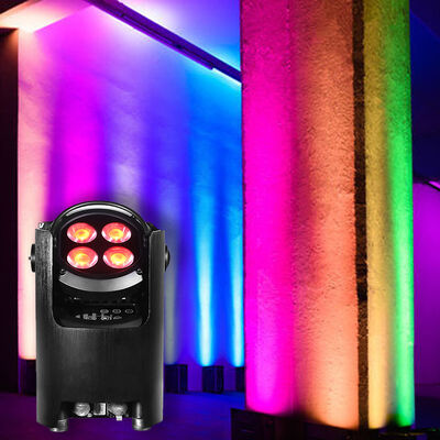 4*12W RGBW IP54 ワイヤレスバッテリー駆動 LED アップライト スポットライト ガーデン用途向け