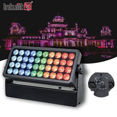 LED 40X10W RGBW 4 in 1 屋外防水ウォールウォッシャー ウォールランドスケープ LEDランプ LEDウォールウォッシャー スポットライト フラッドライト