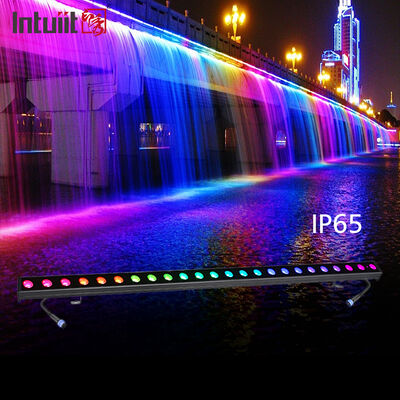 リニアウォールウォッシャーライト 24*2W アルミニウム RGBW DMX IP65 防水 教会 ステージ 屋外照明用