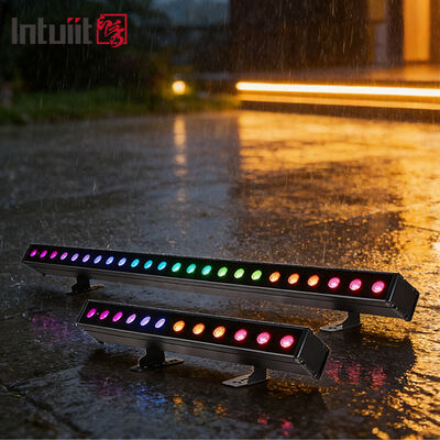 Waterproof LED Wash Light Bar 12/24x2W RGBW 4-in-1 IP65 Aluminum DMX512