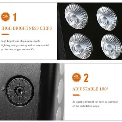 プロのIP65防水LED洪水ライト 15x5W RGBW 4 in 1 屋外景観スポットライト アルミ建築洗浄灯