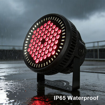 60*12W RGBW 4in1 IP65 屋外用LED PAR缶 アップライトセット DMX512 ステージウォッシュライト 結婚式 イベント ビルファサード用