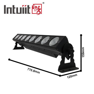 8*15W RGB 3in1 LED Wall Washer Pixel Light Stage Light for Nightclub Party Wedding Wash Strobe Light