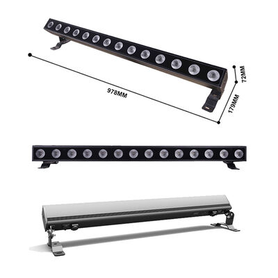IP65 14*10W RGBW 4in1 LEDウォールウォッシャーバーライト プロジェクションライト 屋外リニア DMX512