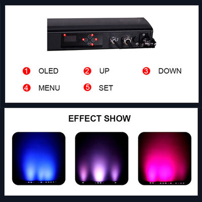 IP65 14*10W RGBW 4in1 LEDウォールウォッシャーバーライト プロジェクションライト 屋外リニア DMX512