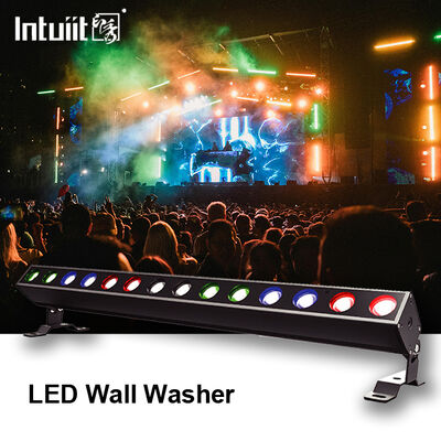IP65 14*10W RGBW 4in1 LEDウォールウォッシャーバーライト プロジェクションライト 屋外リニア DMX512