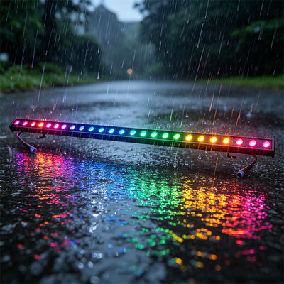 RGBW Dmx Led 2x24W LED 壁洗浄機 屋外用