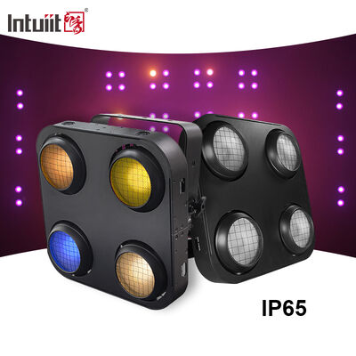 400W 防水 4 目のブラインドライト RGB ホットホワイトアンバー色 ステージ用 LEDブラインド IP65 観客ライト
