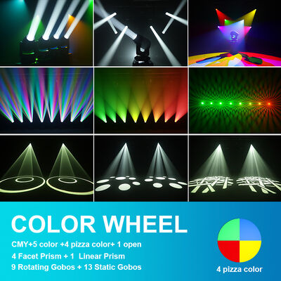 屋外 280W LED ビーム スポット ウォッシュ 動くヘッドライト CMY 線形混合ステージ効果 テーマパーク イベント 結婚式ショー