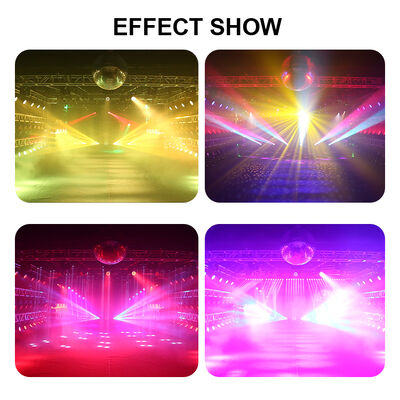 プロ 37x10W RGBW 4in1 LED ズーム ウォッシュ 動くヘッドライト DMX512 DJ ディスコイベント 結婚式パーティーショーのためのステージ照明