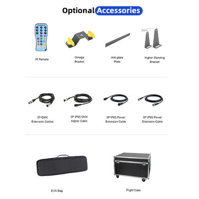 屋内 LED ウォールウォッシャーライト 24x2W RGBW DMX512 サウンドアクティブステージバー照明 IP20 リニアウォッシュライト建築インテリア装飾用