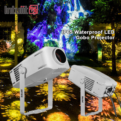 LED ゴボプロジェクターライト 400 ワット回転ロゴイメージプロジェクター DMX512 舞台照明プロのショー展示イベント用
