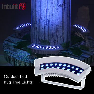 プロ 36W RGBW LED ランドスケープ 洪水照明 IP65 公園建築プロジェクトのための屋外木のアップライト