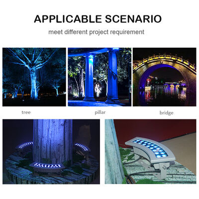 プロ 36W RGBW LED ランドスケープ 洪水照明 IP65 公園建築プロジェクトのための屋外木のアップライト