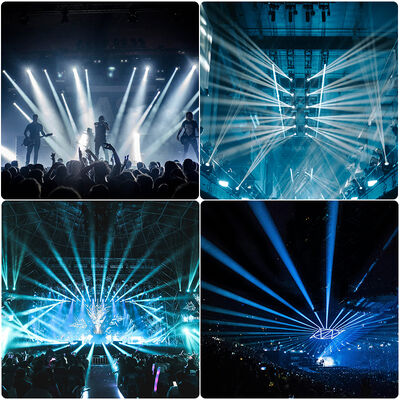 屋外 280W LED ビーム スポット ウォッシュ 動くヘッドライト CMY 線形混合ステージ効果 テーマパーク イベント 結婚式ショー