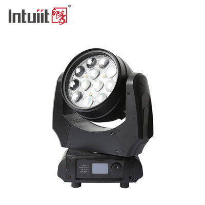 ホットセール LED移動ヘッドウォッシュライト 12x10W RGBW 4in1 DMX512 結婚式パーティーのためのプロフェッショナルステージ染色ランプ KTV
