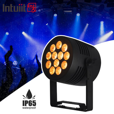 12*20W RGBWA+UV 6in1 LED パールライト IP65 屋外防水 DMX512 結婚式DJパーティーのためのステージアップライト
