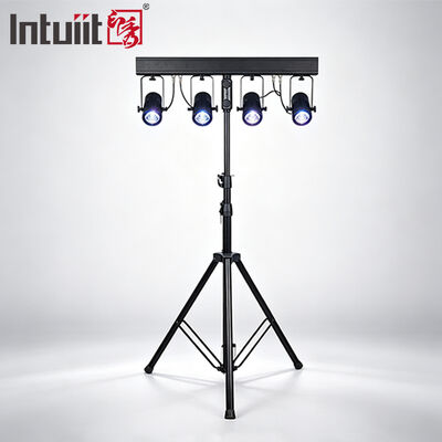 4x20W RGBW 4イン1 LED PAR アップライトキット 結婚式,DJ & イベントのための4.5°ナロービーム DMX512ステージウォッシュシステム