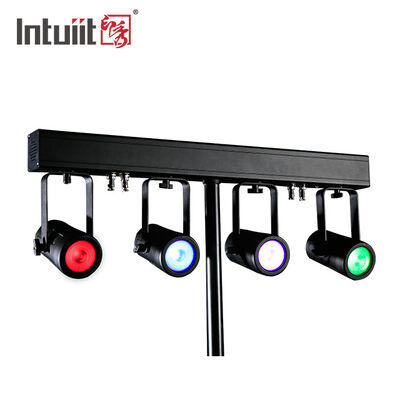 4x20W RGBW 4イン1 LED PAR アップライトキット 結婚式,DJ & イベントのための4.5°ナロービーム DMX512ステージウォッシュシステム