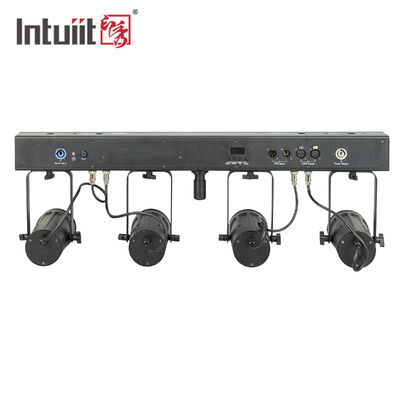 4x20W RGBW 4イン1 LED PAR アップライトキット 結婚式,DJ & イベントのための4.5°ナロービーム DMX512ステージウォッシュシステム