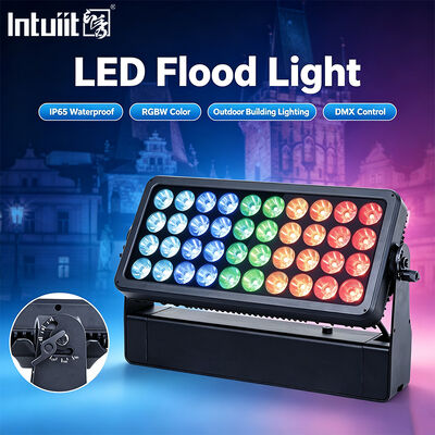 400W RGBW 4-in-1 IP65 アウトドアLED線形壁洗浄機 建築,橋,大規模な建築照明のための高性能DMX512洗浄光