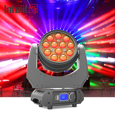 12*10W LEDの1 DMXに付きフル レンジの洗濯機のズームレンズの移動頭部RGBW 4 150ワットのビーム洗浄ライト