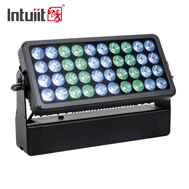 40x10w Rgbw 4 In 1 LED 洪水照明 Ip65 LED 都市色 橋を建てるための屋外建築