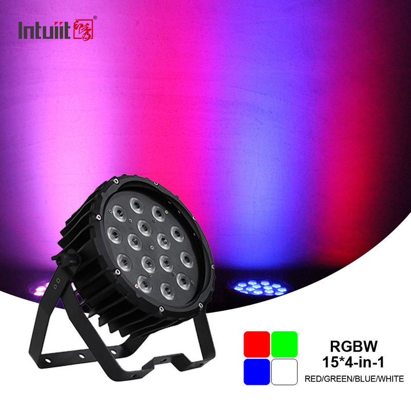 90w RGBW LEDフラットパールライト ステージライト Dmx コントロール DJ ディスコ パーティー 結婚式 教会