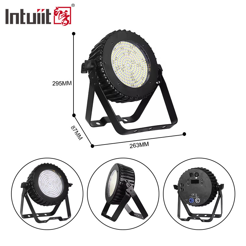 120W ホワイト カラー インダース LED パール ステージ ライト パール ステージ ストローブ ライト