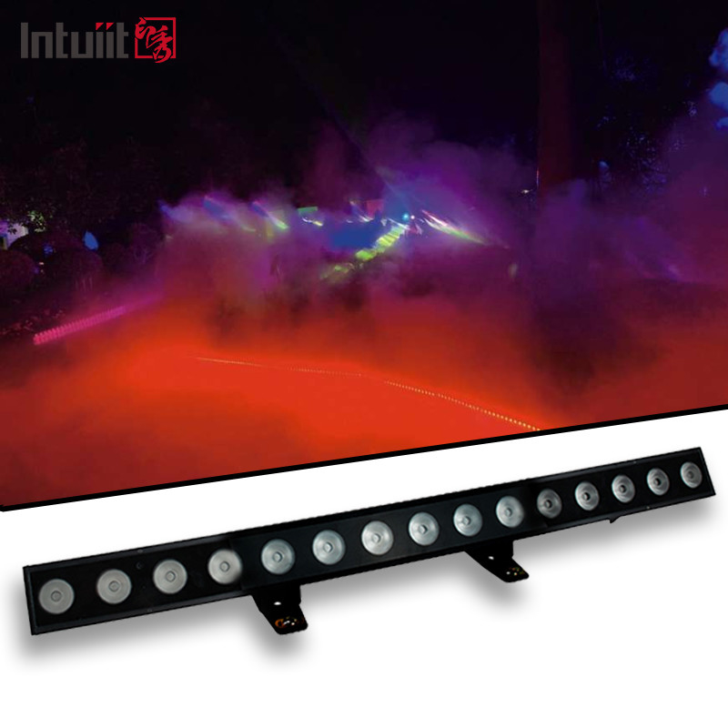 15*10ワット 屋外ビル IP65 防水硬いバー ピクセル DMX512 RGBWA-UV 6IN1 LED ウォールウォッシャーライト