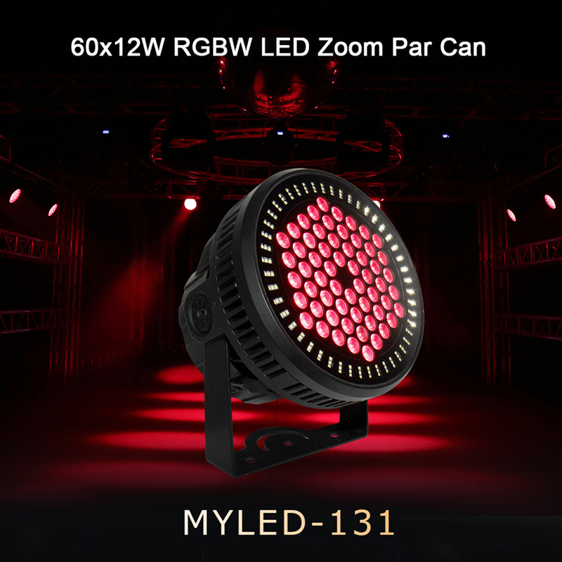 屋外建築用照明 60 PCS X 12W RGBW 4 in 1 LED 防水 パールライト IP65