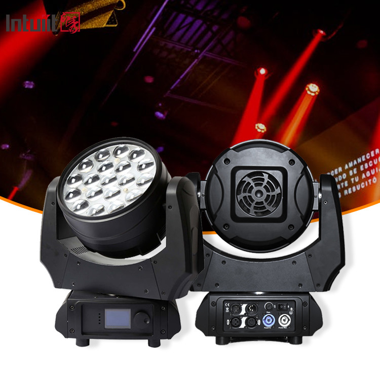LED 移動ヘッドライト ウォッシュ ズーム 19X10W RGBW 4 in 1 LED ズーム ウォッシュ 移動ヘッド dj ディスコステージライト