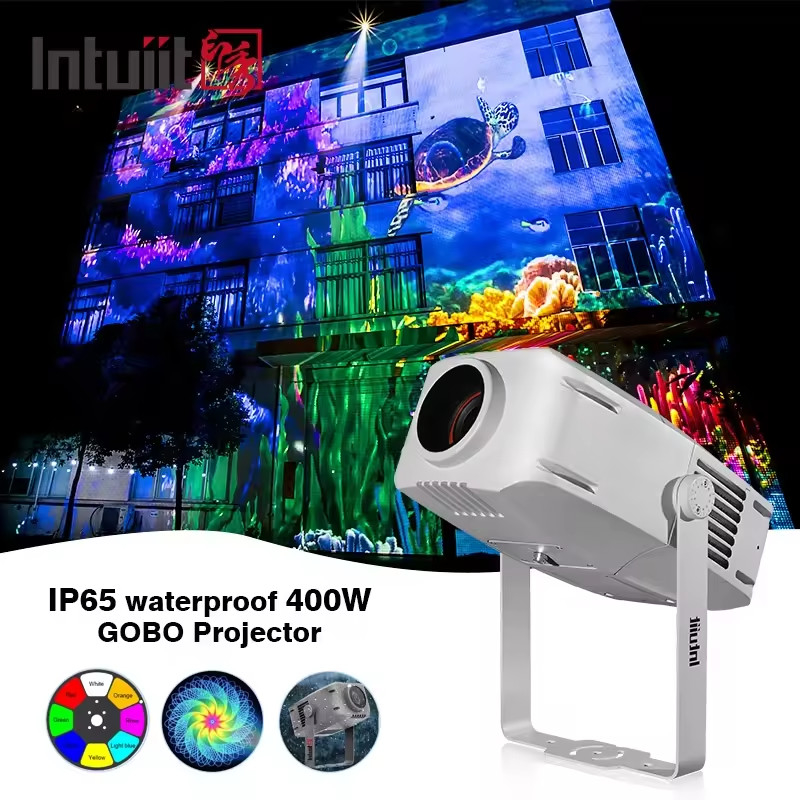 LED IP65の屋外のポータブルの立場の小型デジタル注文のGoboプロジェクター洪水ライト