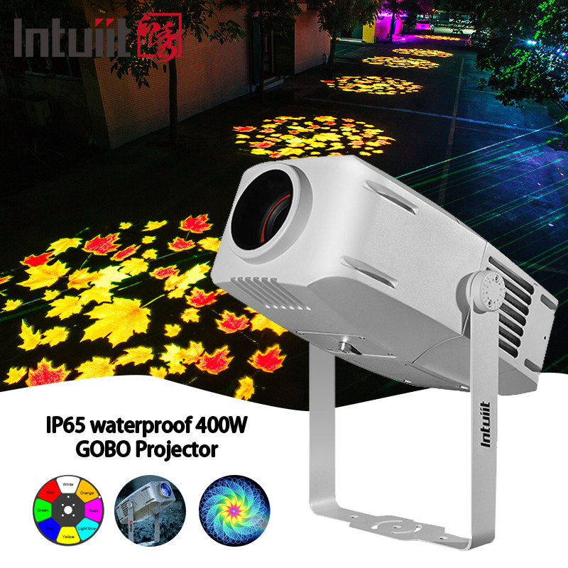 オーダーメイド 400W 屋外 IP65 防水 回転 広告 画像 投影 ランプ ゴボ ショップ ロゴ プロジェクター