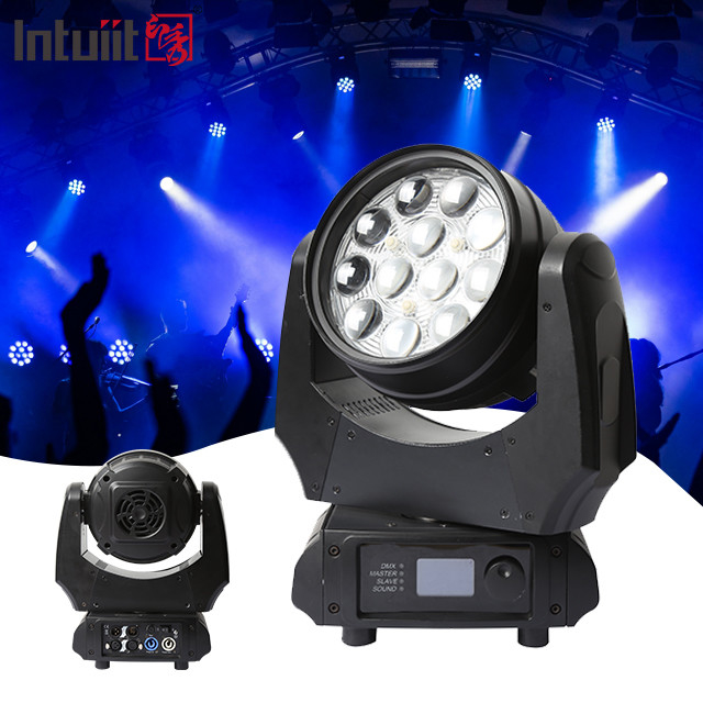 LED RGBW 4in1 ステージライト 動く頭 ナイトクラブ DJ ステージ 12X10W LEDライト LED 動く頭洗