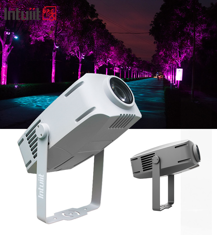 屋外 IP65 防水 LED 200W ゴボ効果ライト 色彩豊かなロゴプロジェクター パーク LEDライト