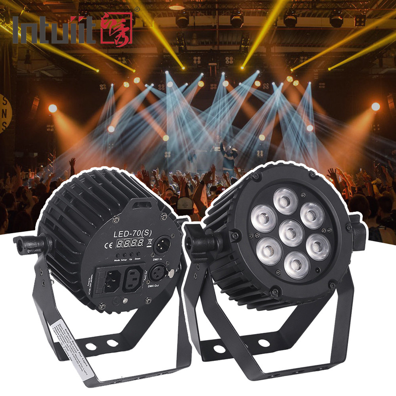 DMX制御 LED PARライト 22W RGBW DJ PARステージ照明 パーティーライト