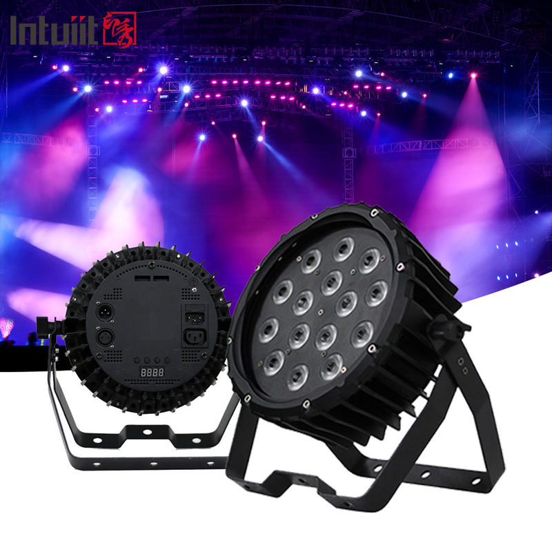 ステージのためのLED DJ PARライト - 90W LED Par Can Light RGBW DMX制御アップライト 結婚式 教会イベントパーティー